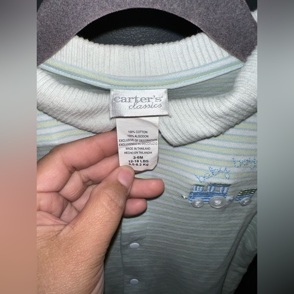 Carters classic footie onesies size 3-6m [C-21] - Picture 3 of 5